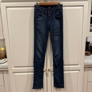 PAIGE Women's Dark Blue Skinny Jeans